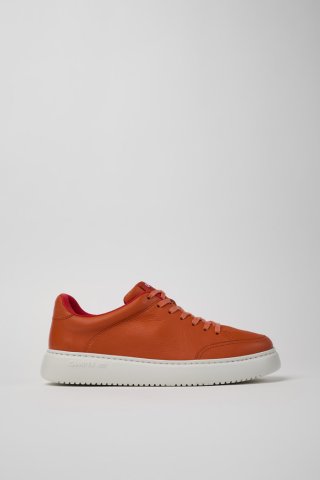 Camper Runner K21 - Oranger Ledersneaker für Herren