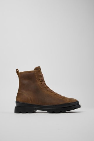 Camper Brutus - Brauner Damenstiefel aus Nubukleder Camper Brutus - Brauner Damenstiefel aus Nubukleder