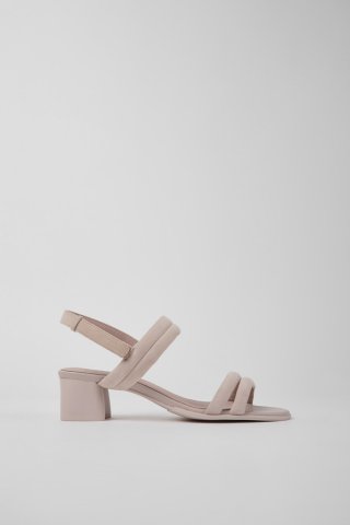 Camper Katie - Rosa Damensandale aus Nubukleder Camper Katie - Rosa Damensandale aus Nubukleder