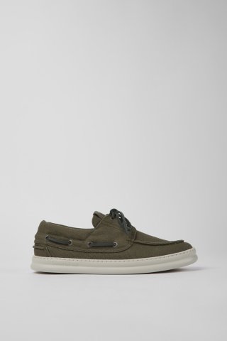 Camper Runner - Grüner Herrensneaker aus Textil Camper Runner - Grüner Herrensneaker aus Textil