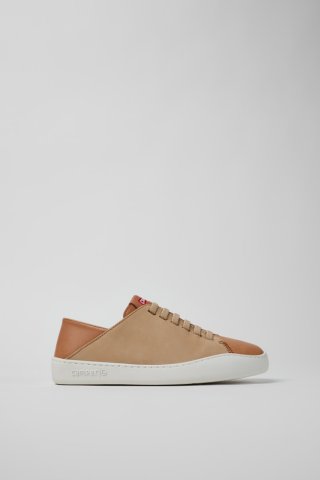 Camper Twins - Mehrfarbiger Damessneaker aus Nubukleder und Leder. Camper Twins - Mehrfarbiger Damessneaker aus Nubukleder und Leder.
