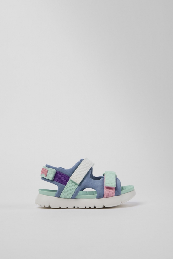 Camper Twins - Mehrfarbige Textilsandalen