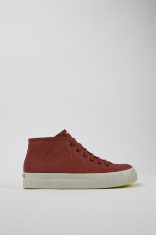 Camper Peu Roda - Roter Herrensneaker aus Recyclingbaumwolle Camper Peu Roda - Roter Herrensneaker aus Recyclingbaumwolle