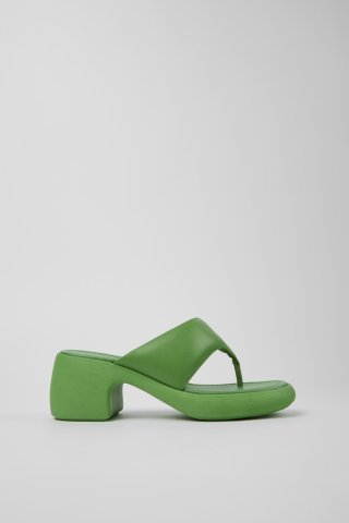 Camper Thelma - Grüne Ledersandalen für Damen Camper Thelma - Grüne Ledersandalen für Damen