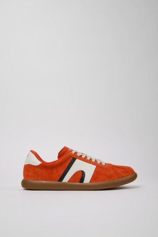Camper Pelotas Soller - Mehrfarbiger Herrensneaker aus Leder und Nubukleder. Camper Pelotas Soller - Mehrfarbiger Herrensneaker aus Leder und Nubukleder.
