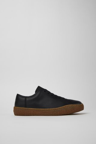 Camper Peu Terreno - Schwarzer Herrenschuh aus Leder.