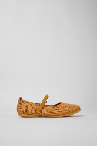 Camper Right - Orange Damenballerinas aus Textil/Leder Camper Right - Orange Damenballerinas aus Textil/Leder