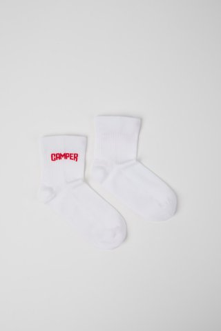Camper EVERGREEN SOCKS - Weiße Socken aus Bio-Baumwolle Camper EVERGREEN SOCKS - Weiße Socken aus Bio-Baumwolle