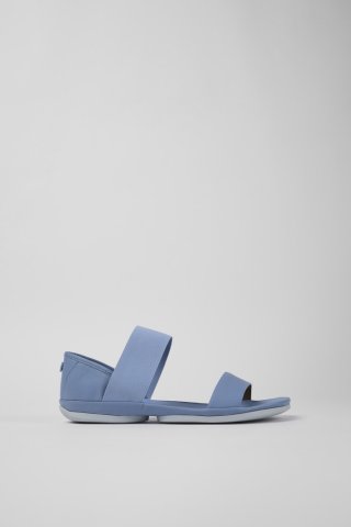 Camper Right - Blaue Ledersandalen für Damen