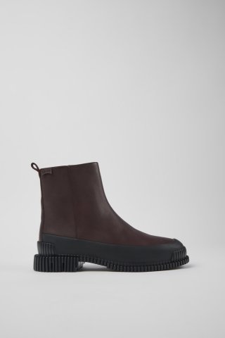 Camper Pix - Weinroter Damenstiefel aus Leder Camper Pix - Weinroter Damenstiefel aus Leder