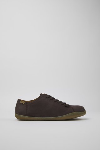 Camper Peu - Brauner Herrenschuh aus Nubukleder und Leder. Camper Peu - Brauner Herrenschuh aus Nubukleder und Leder.