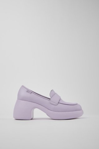 Camper Thelma - Grauer Lederloafer für Damen Camper Thelma - Grauer Lederloafer für Damen
