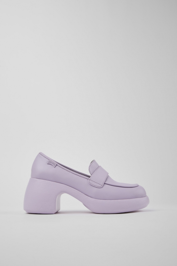 Camper Thelma - Grauer Lederloafer für Damen