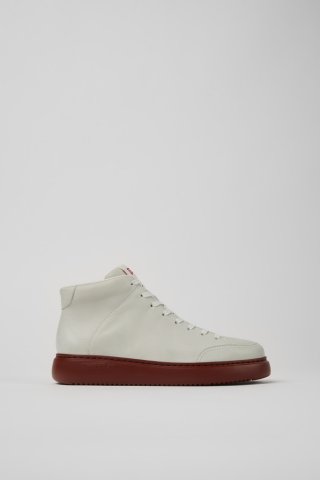 Camper Runner K21 - Weißer Damensneaker aus ungefärbtem Leder Camper Runner K21 - Weißer Damensneaker aus ungefärbtem Leder