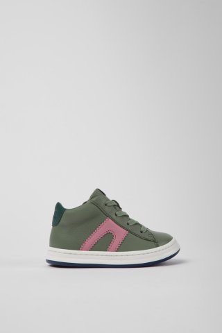 Camper Twins - Grüner Kindersneaker aus Leder Camper Twins - Grüner Kindersneaker aus Leder