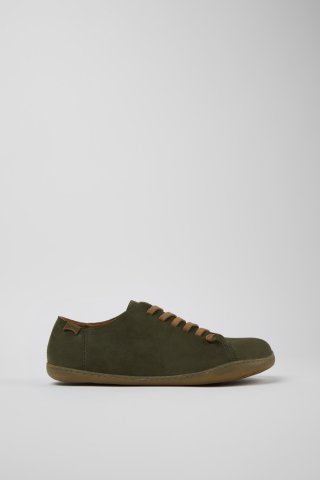 Camper Peu - Grüner Herrenschuh aus Nubukleder