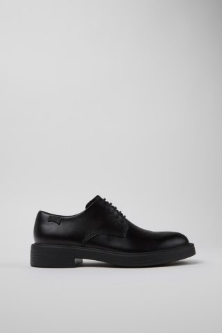 Camper Dean - Schwarzer Herrenschuh aus Leder. Camper Dean - Schwarzer Herrenschuh aus Leder.