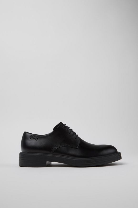 Camper Dean - Schwarzer Herrenschuh aus Leder.