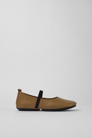 Camper Right - Brauner Mary Jane-Lederschuh für Damen Camper Right - Brauner Mary Jane-Lederschuh für Damen