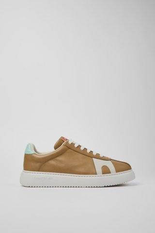 Camper Twins - Brauner Herrensneaker aus Leder