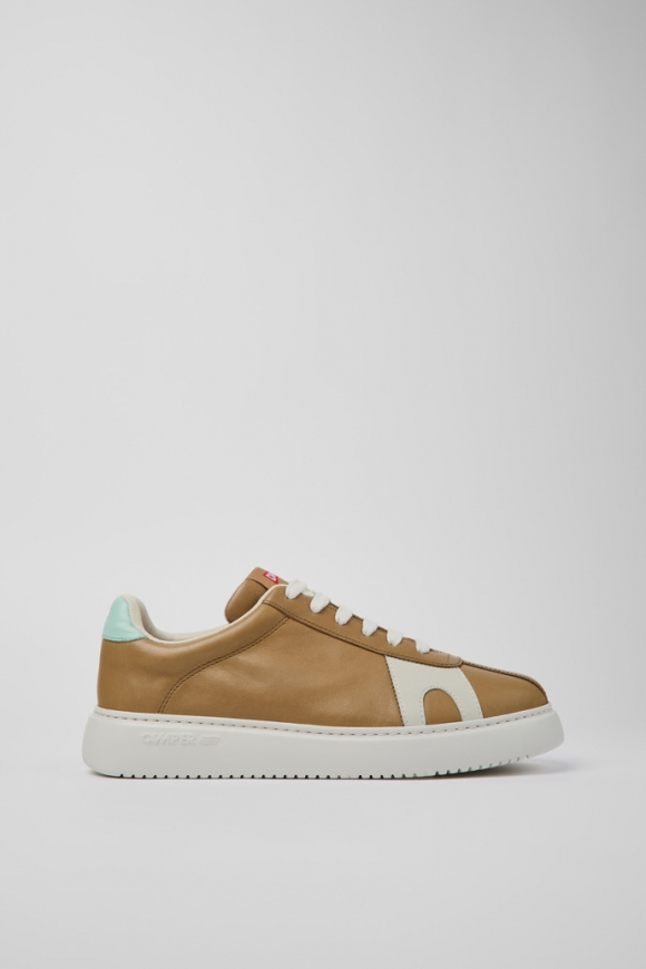 Camper Twins - Brauner Herrensneaker aus Leder