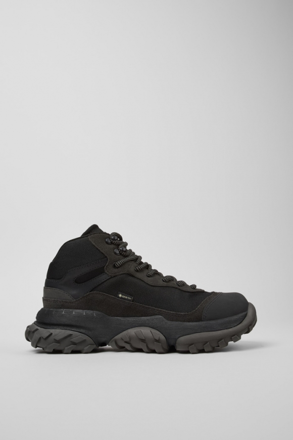 Camper Karst Trek GORE-TEX - Mehrfarbige Herrenstiefelette aus Textil und Nubukleder.