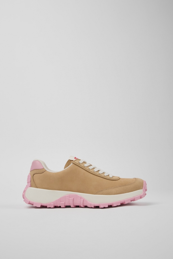 Camper Drift Trail VIBRAM - Mehrfarbiger Damessneaker aus Nubukleder und Textil.