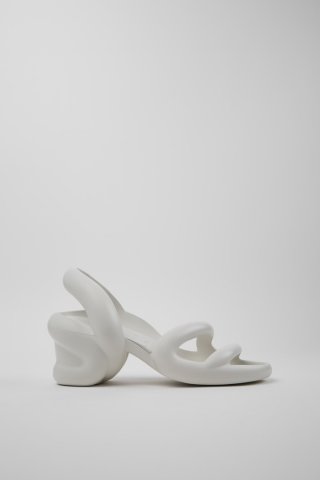 Camper Kobarah - Weißer Herrensandalette aus Textil.