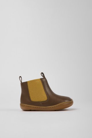 Camper Peu - Brauner Kinderstiefel aus Leder Camper Peu - Brauner Kinderstiefel aus Leder