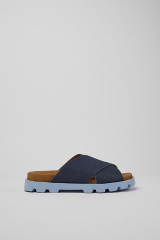 Camper Brutus Sandal - Blaue Damensandale Camper Brutus Sandal - Blaue Damensandale