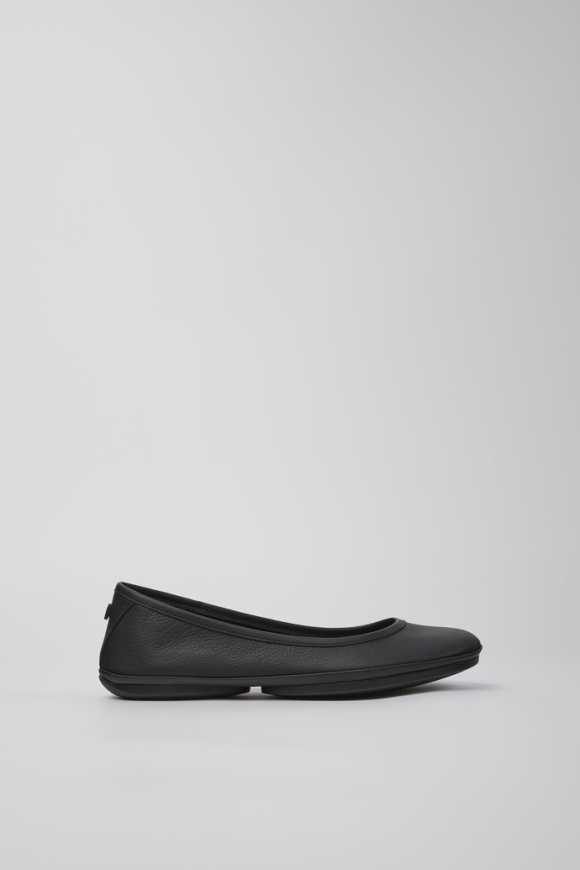 Camper Right - Schwarze Lederballerinas für Damen