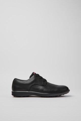 Camper Atom Work - Schwarzer Herrenschuh aus Leder. Camper Atom Work - Schwarzer Herrenschuh aus Leder.