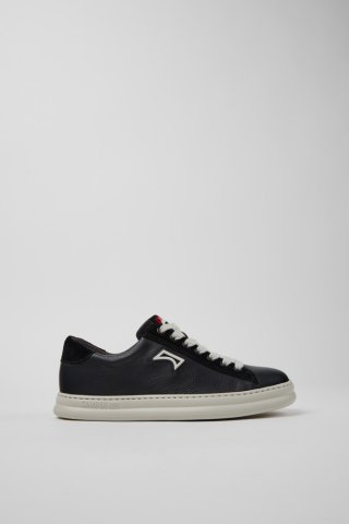 Camper Runner - Schwarzer Damensneaker aus Leder und Nubukleder. Camper Runner - Schwarzer Damensneaker aus Leder und Nubukleder.
