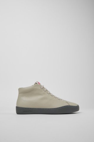 Camper Peu Touring - Graue Damenstiefelette aus Leder Camper Peu Touring - Graue Damenstiefelette aus Leder