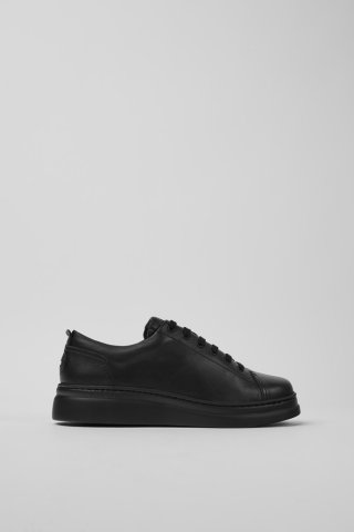 Camper Runner Up - Schwarzer Ledersneaker für Damen. Camper Runner Up - Schwarzer Ledersneaker für Damen.