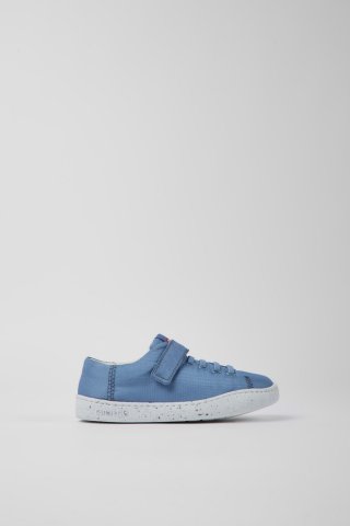 Camper Peu Touring - Blauer Kinderschuh aus Textil