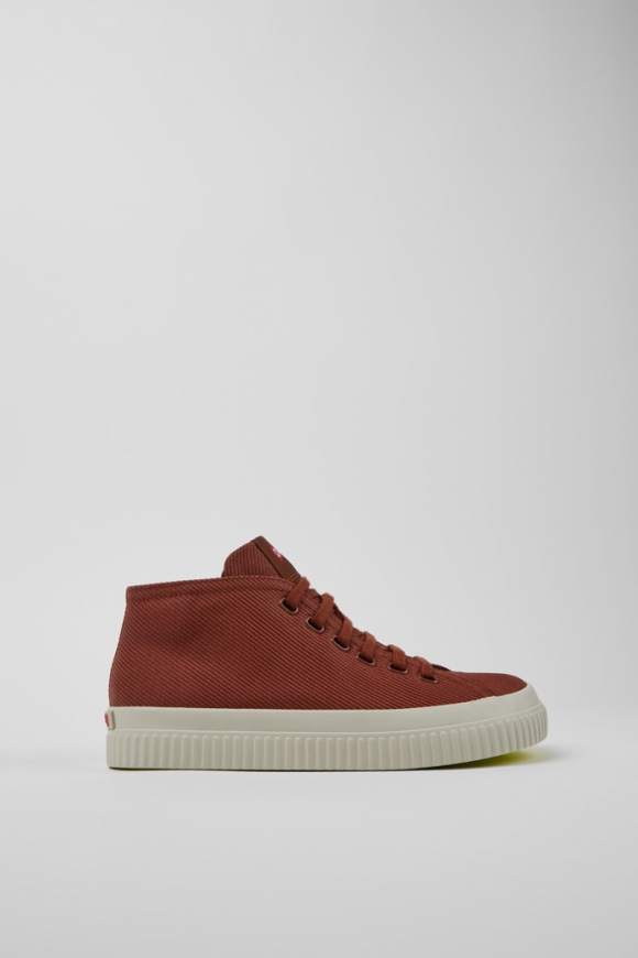 Camper Peu Roda - Roter Damensneaker aus Recyclingbaumwolle