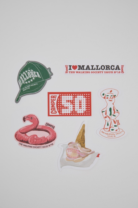 Camper The Walking Society Mallorca Stickers - 6er-Pack Sticker
