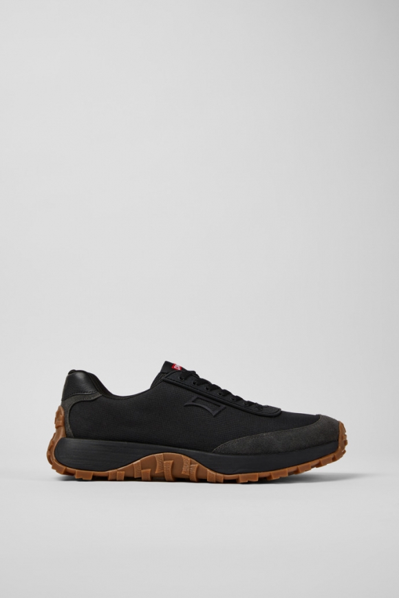 Camper Drift Trail - Mehrfarbiger Herrensneaker aus Textil und Nubukleder.