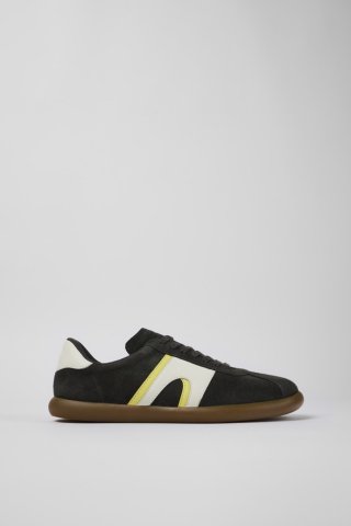 Camper Pelotas Soller - Dunkelgrauer Herrensneaker aus Nubukleder/Leder Camper Pelotas Soller - Dunkelgrauer Herrensneaker aus Nubukleder/Leder