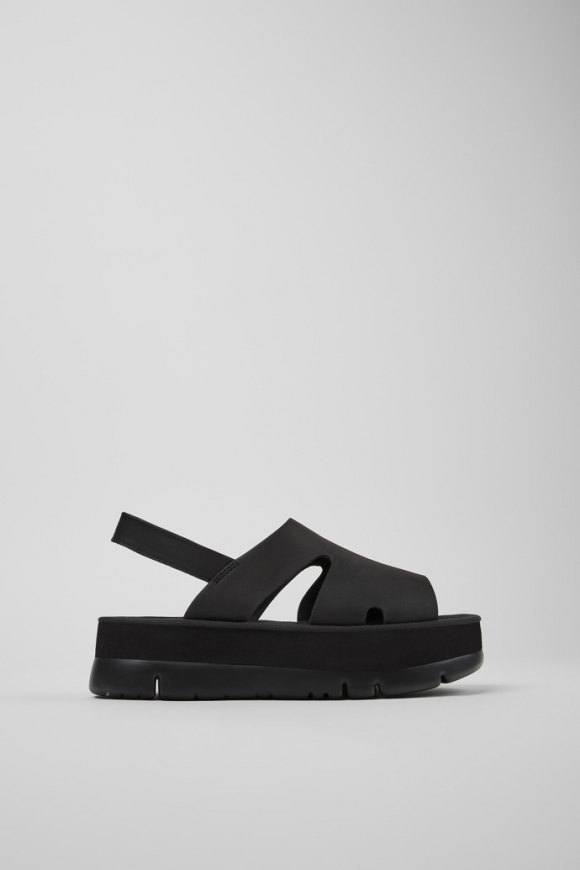 Camper Oruga Up - Schwarze Damensandalen