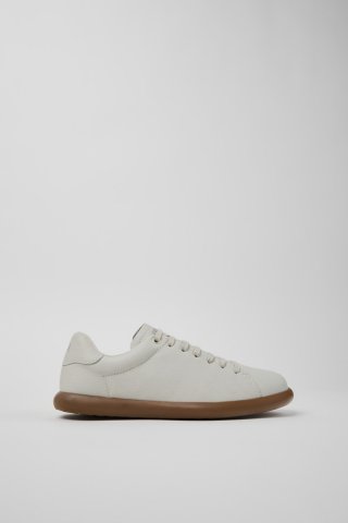 Camper Pelotas Soller - Weißer Damensneaker aus Leder. Camper Pelotas Soller - Weißer Damensneaker aus Leder.