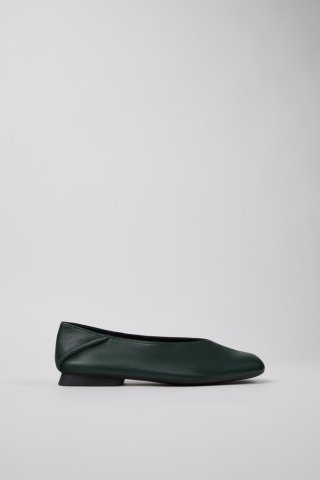 Camper Casi Myra - Grüne Lederballerinas für Damen. Camper Casi Myra - Grüne Lederballerinas für Damen.