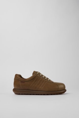 Camper Pelotas - Brauner Lederschuh für Damen