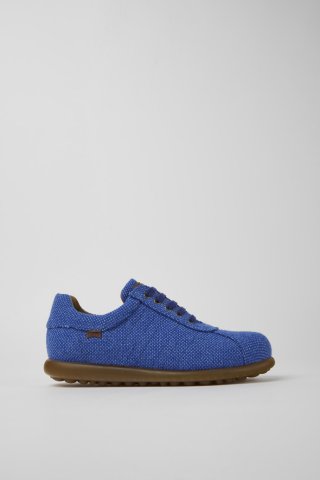 Camper Pelotas - Blauer Herrenschuh aus Wolle, Viskose und Leder Camper Pelotas - Blauer Herrenschuh aus Wolle, Viskose und Leder