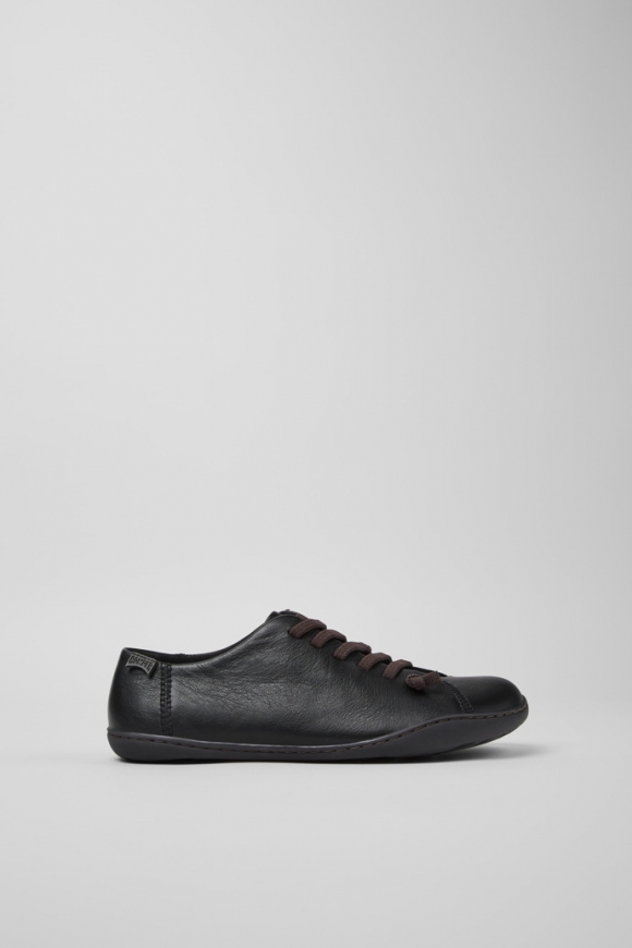 Camper Peu - Schwarzer Damenschuh aus Leder.
