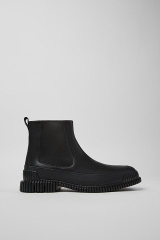 Camper Pix - Schwarze Herrenstiefelette aus Leder. Camper Pix - Schwarze Herrenstiefelette aus Leder.