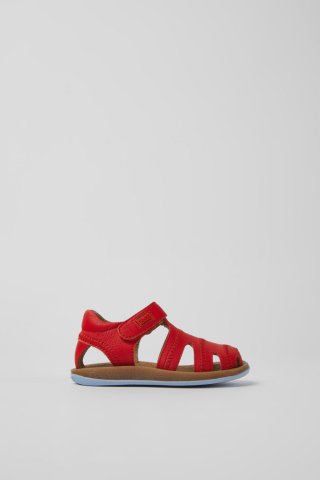 Camper Bicho - Rote Kindersandale aus Leder Camper Bicho - Rote Kindersandale aus Leder