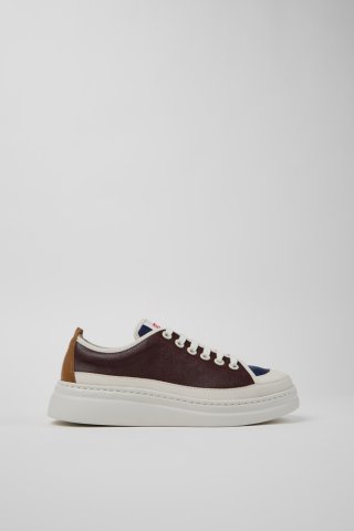 Camper Twins - Mehrfarbiger Ledersneaker für Damen. Camper Twins - Mehrfarbiger Ledersneaker für Damen.