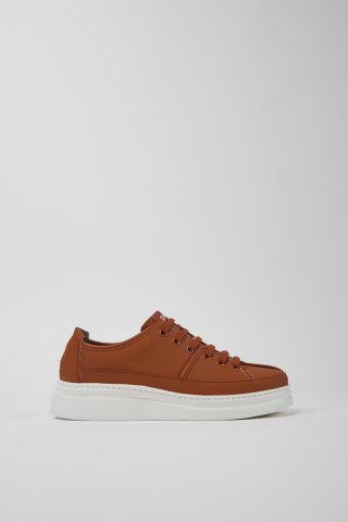 Camper Twins - Rot-bunter Damensneaker aus recyceltem Leder Camper Twins - Rot-bunter Damensneaker aus recyceltem Leder